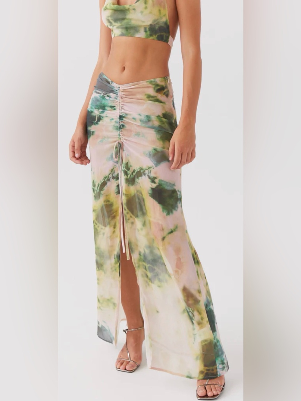Peppermayo Sheer Maxi Skirt